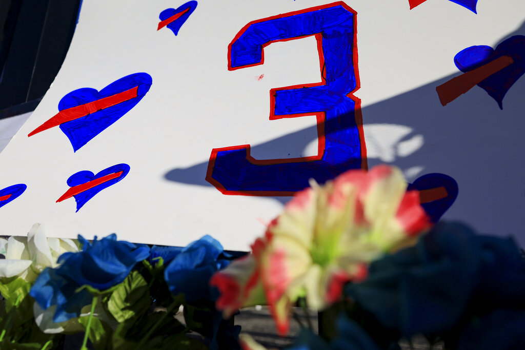Thurs. 11:40 a.m.: Bills say Safety Damar Hamlin showing ‘remarkable ...